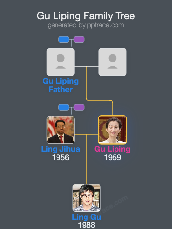 Gu Liping family tree overview