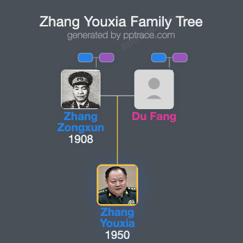 Zhang Youxia family tree overview