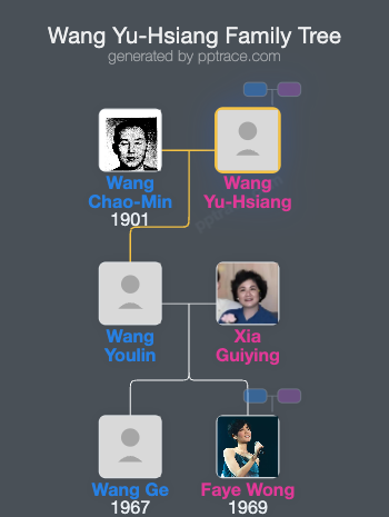Wang Yu-Hsiang family tree overview