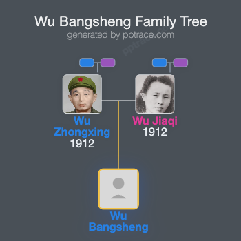 Wu Bangsheng family tree overview