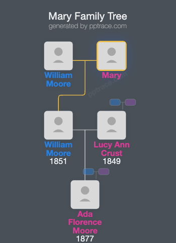 Mary family tree overview