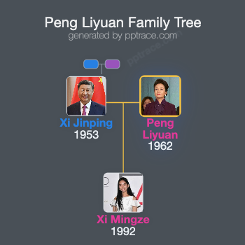 Peng Liyuan family tree overview