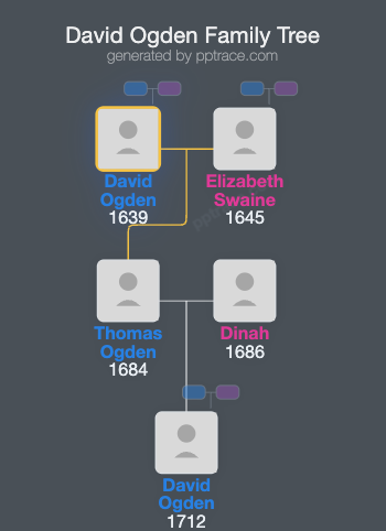 David Ogden family tree overview
