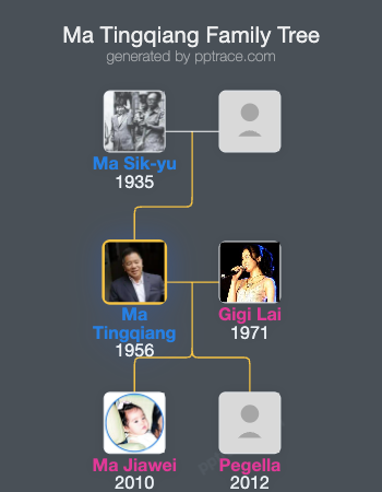 Ma Tingqiang family tree overview