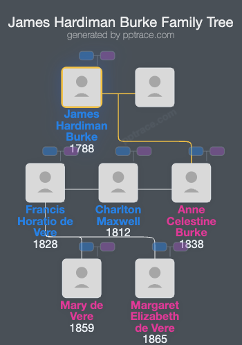 James Hardiman Burke family tree overview