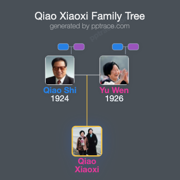 Qiao Xiaoxi family tree overview