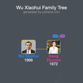 Wu Xiaohui family tree overview
