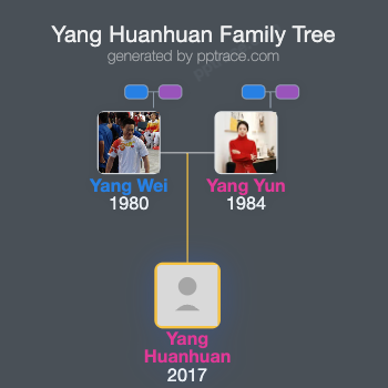 Yang Huanhuan family tree overview