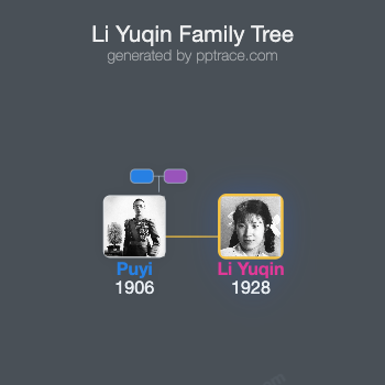 Li Yuqin family tree overview
