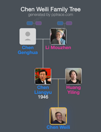 Chen Weili family tree overview