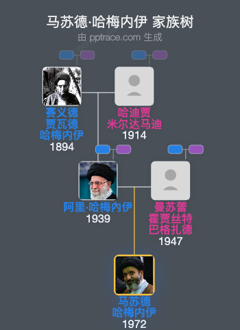 马苏德·哈梅内伊家族树全览