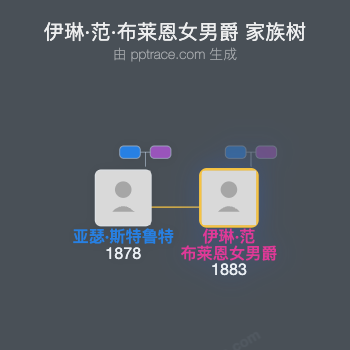 伊琳·范·布莱恩女男爵家族树全览