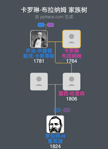 卡罗琳·布拉纳姆家族树全览