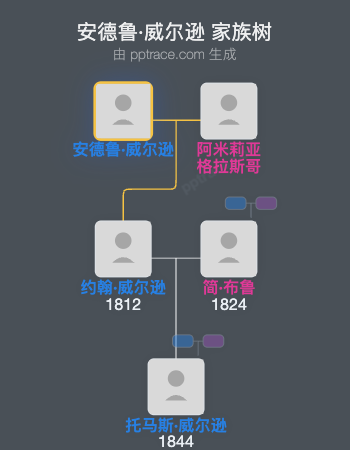 安德鲁·威尔逊家族树全览