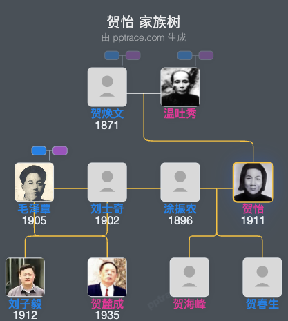 贺怡 家族树全览