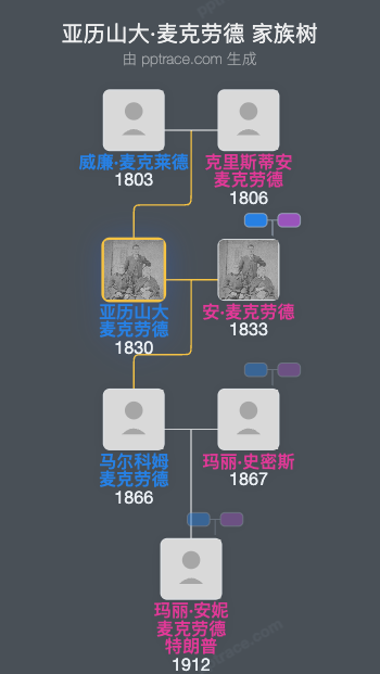 亚历山大·麦克劳德家族树全览