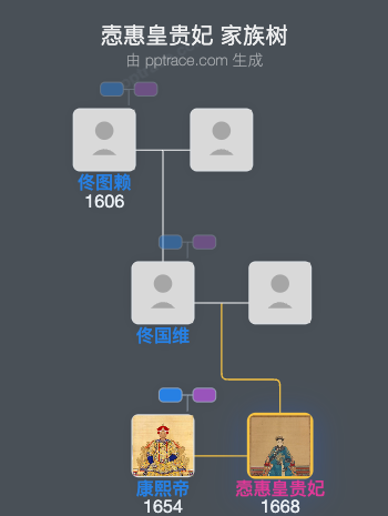 悫惠皇贵妃家族树全览
