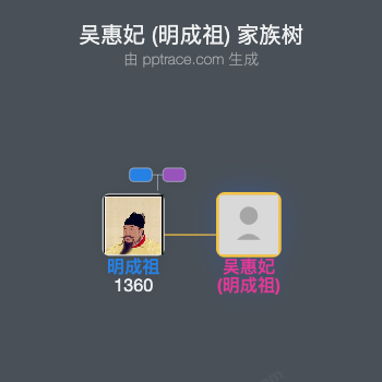 吴惠妃 (明成祖)家族树全览