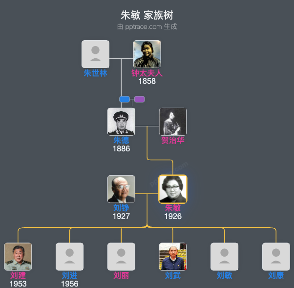 朱敏 家族树全览