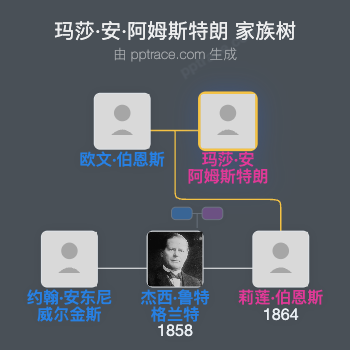 玛莎·安·阿姆斯特朗家族树全览
