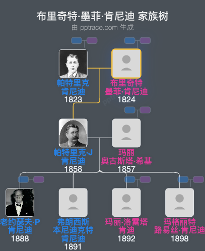 布里奇特·墨菲·肯尼迪家族树全览