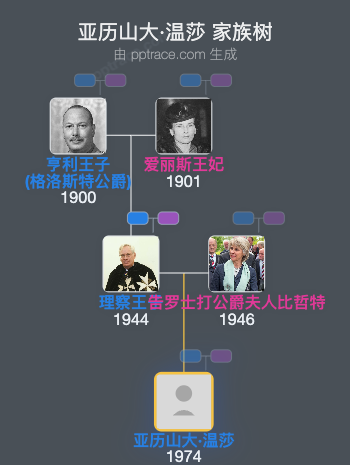亚历山大·温莎家族树全览