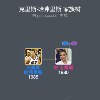 克里斯·哈弗里斯 家族树全览