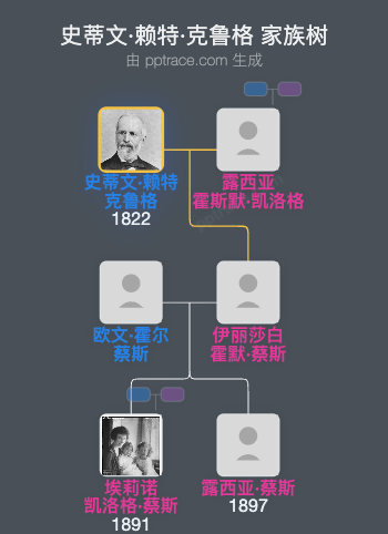 史蒂文·赖特·克鲁格家族树全览