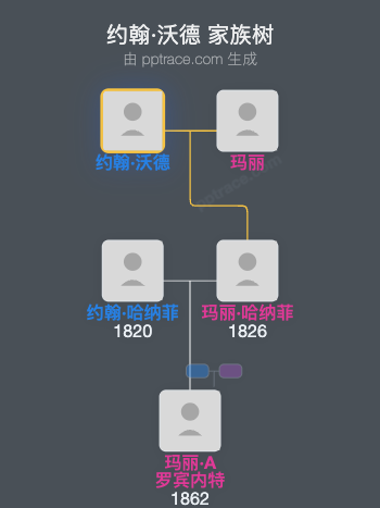 约翰·沃德家族树全览