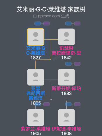 艾米丽·G·C·莱维塔家族树全览