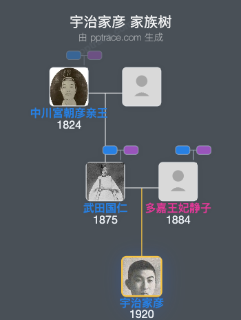 宇治家彦家族树全览