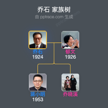 乔石 家族树全览