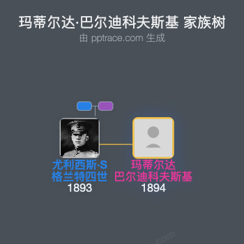 玛蒂尔达·巴尔迪科夫斯基家族树全览