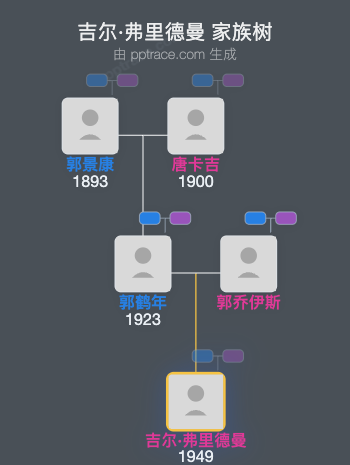吉尔·弗里德曼 家族树全览