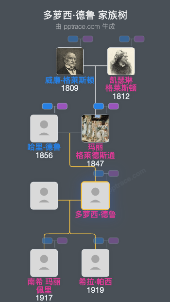 多萝西·德鲁家族树全览