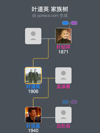 叶道英 家族树全览