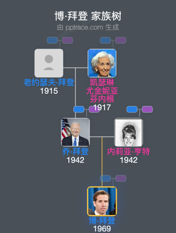 博·拜登 家族树全览