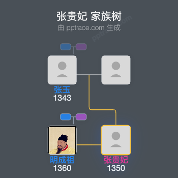 张贵妃家族树全览