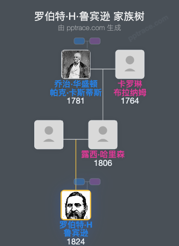 罗伯特·H·鲁宾逊家族树全览