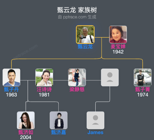 甄云龙 家族树全览