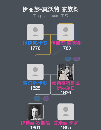 伊丽莎•莫沃特家族树全览