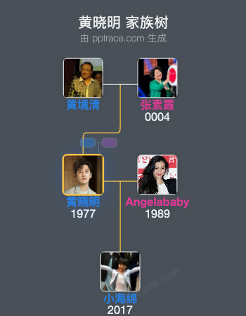 黄晓明 家族树全览