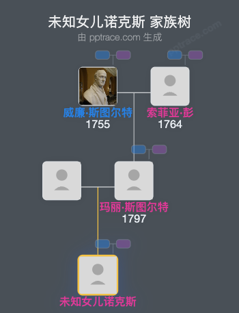 未知女儿诺克斯家族树全览