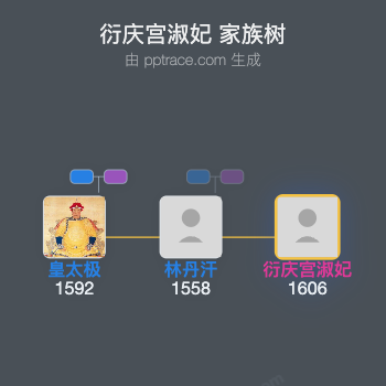 衍庆宫淑妃家族树全览