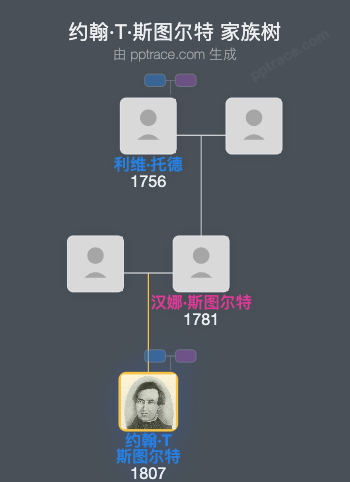 约翰·T·斯图尔特家族树全览