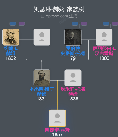 凯瑟琳·赫姆家族树全览