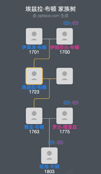 埃兹拉·布顿家族树全览