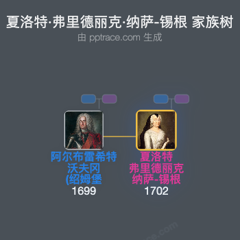 夏洛特·弗里德丽克·纳萨-锡根家族树全览