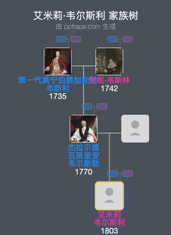 艾米莉·韦尔斯利家族树全览