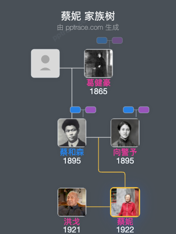 蔡妮 家族树全览